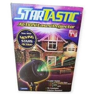 Startastic Action Laser Green Red Projector Light